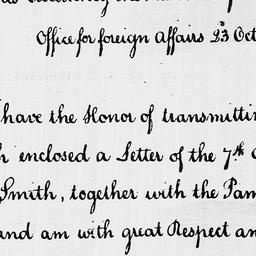 [Document, 1786 October 23]