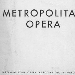 Metropolitan Opera. Season ...