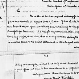 [Document, 1787 November 10]