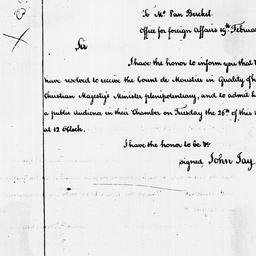 [Document, 1788 February 19]