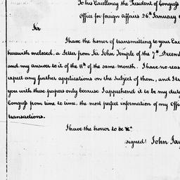 [Document, 1788 January 26]