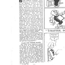 Comic page. About plays and...
