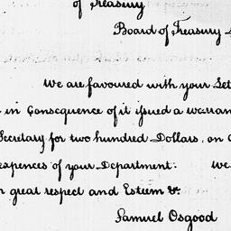 [Document, 1787 October 04]