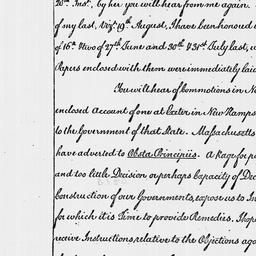 [Document, 1786 October 04]