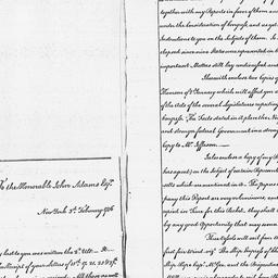 [Document, 1786 February 03]