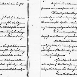 [Document, 1785 November 02]