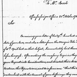 [Document, 1785 October 21]