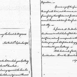 [Document, 1785 September 06]
