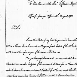 [Document, 1785 August 13]