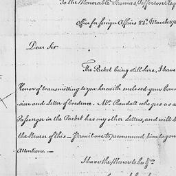 [Document, 1785 March 22]