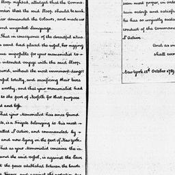 [Document, 1789 October 12]