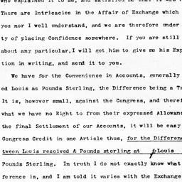[Document, 1781 August 20]