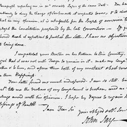 [Document, 1787 December 01]