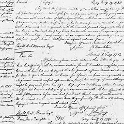 [Document, 1782 February 05]