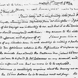 [Document, 1782 March 01]