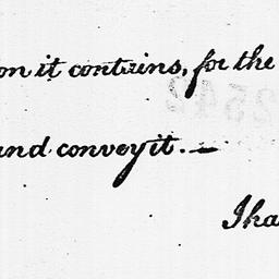 [Document, 1789 October 07]