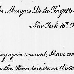 [Document, 1787 February 16]