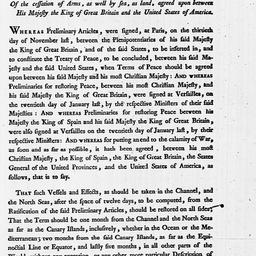 [Document, 1783 February 20]