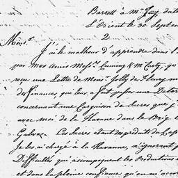 [Document, 1782 September 30]