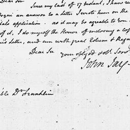 [Document, 1786 May 19]