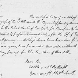 [Document, 1779 February 01]