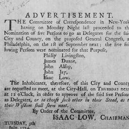 [Document, 1774 July 04]