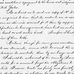 [Document, 1782 February 11]