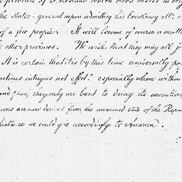 [Document, 1782 March 07]