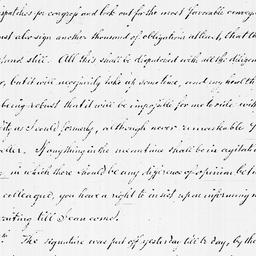 [Document, 1782 October 07]
