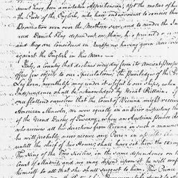[Document, 1779 August 04]