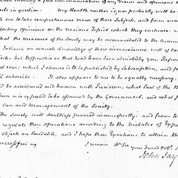 [Document, 1822 June 10]