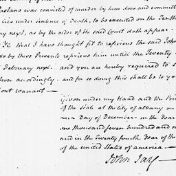 [Document, 1799 December 04]