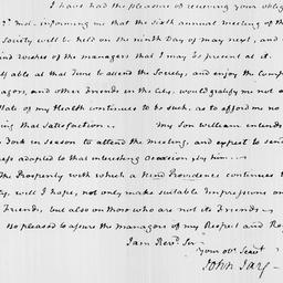 [Document, 1822 April 23]