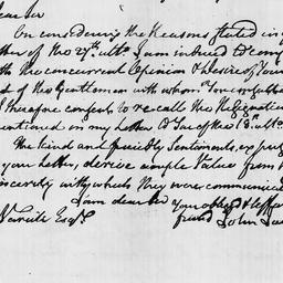 [Document, 1826 April 01]