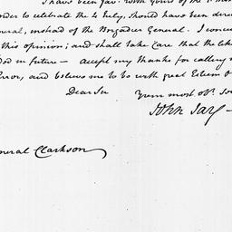 [Document, 1800 July 11]