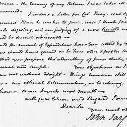 [Document, 1800 October 01]