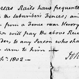 [Document, 1802 September 17]