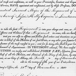 [Document, 1800 November 10]