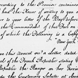 [Document, 1796 November 25]