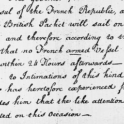[Document, 1796 October 14]