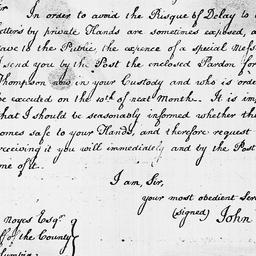 [Document, 1796 October 12]