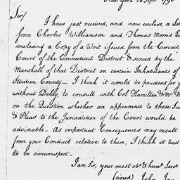 [Document, 1796 September 28]