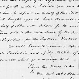 [Document, 1796 March 18]