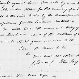 [Document, 1796 March 04]