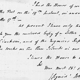 [Document, 1796 January 28]