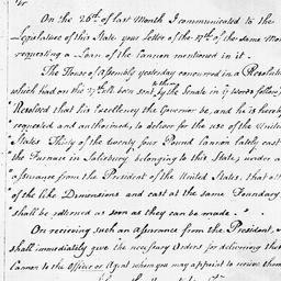 [Document, 1798 April 07]