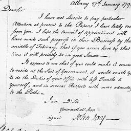 [Document, 1798 January 27]