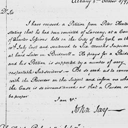[Document, 1797 October 05]