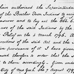[Document, 1797 August 07]