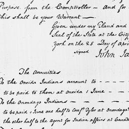 [Document, 1797 April 25]